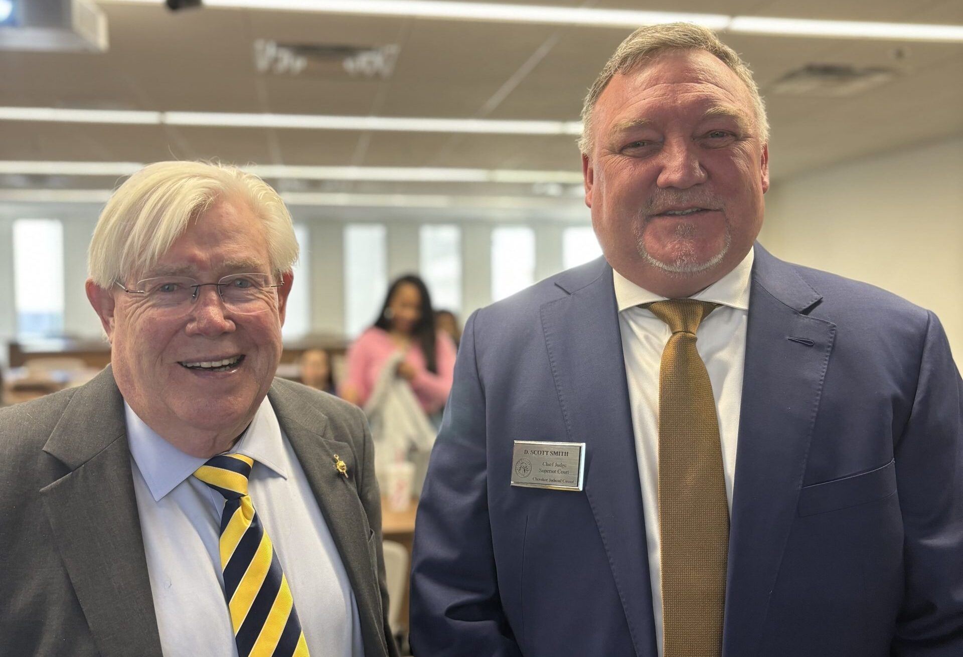 Chief Judge Scott Smith Shares Insights with Professor Michael Mears’ 1L Art of Advocacy Class